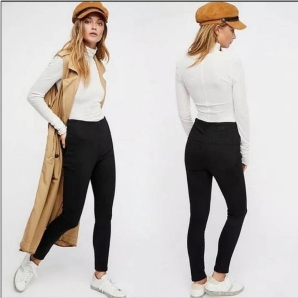 Free People Skinny Pull-On Ankle Jeggings